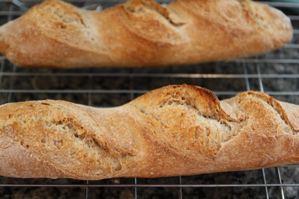 33 Whole Wheat Sourdough Baguettes // On The Rise